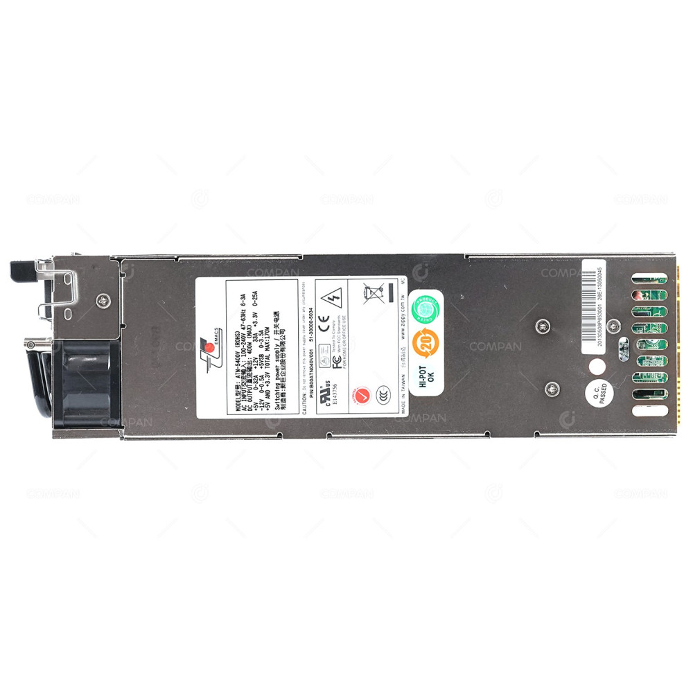 ATN-540V EMACS 400W SWITCHING POWER SUPPLY FOR EASYRAID STORAGE CONTROLLER B00ATN040V001, 51-30000-5034